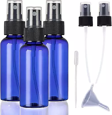 £6.86 • Buy Spray Bottles,3 PCS Small Refillable Containers Set Clear Empty Fine Mist Mini
