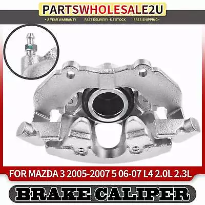 Front LH Brake Caliper W/ Bracket For Mazda 3 05-07 5 06-07 2.0L 2.3L BPYK3371XA • $56.59