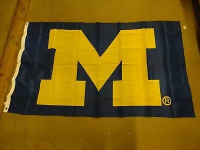 Officially Licensed NCAA Michigan Wolverines Team Logo 3' X 5' House Flag  • $9.99