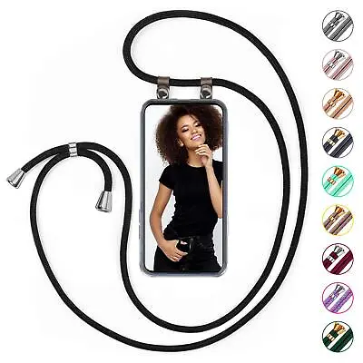 Mobile Phone Chain For Xiaomi Mi 9T Case With Band Kettenhülle Cord Umhängehülle • £17.71