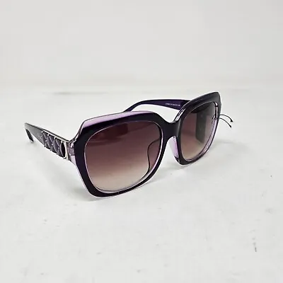 NEW Versace 1969 Vintage Tortoise Round Purple Sunglasses - LLV9615 C5 56/19 • $31.99