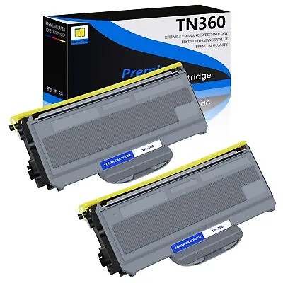 2PK TN-360 TN360 Black Toner Cartridge For Brother TN-360 MFC-7340 DCP-7040 INK • $23.69