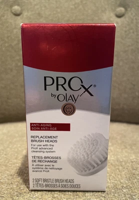 $19.69 • Buy Olay ProX Replacement Brush Heads Pack Of 2 - Face Cleansing Brush Scrub System