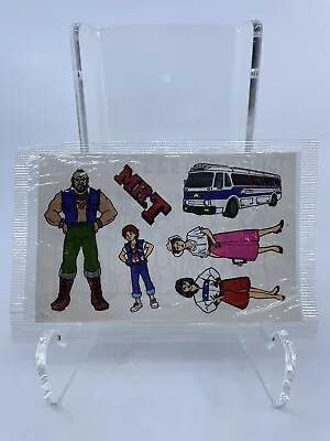 1983 Mr. T Cereal Prize PREMIUM Stickers NIP New Cello Pack Ruby Spears Big T's • $14.99