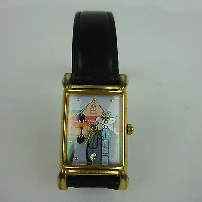 Warner Bros Watch Collection 1993 ~  American Gothic  Bugs Bunny & Daffy Duck ~ • $95
