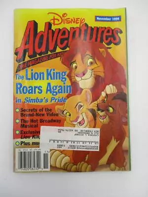 Vtg Nov 1998 Disney Adventures Magazine Lion King Simba's Pride Buffy Vampire • $18