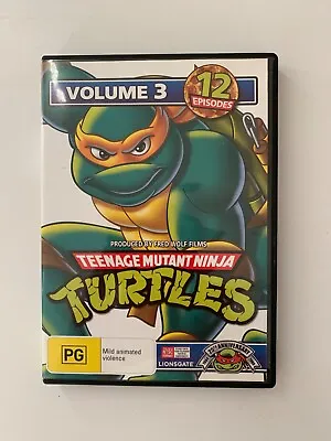 Teenage Mutant Ninja Turtles : Vol 3 (DVD 2009) 12 Episodes • $6.98