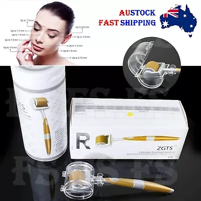 Zgts Titanium Derma Roller 192 Micro Needles Scars Anti Aging Dermaroller *aus S • $22.95