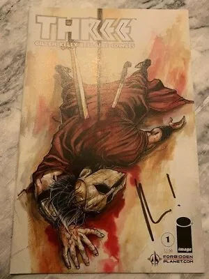Three 1 - Signed Kieron Gillen - Image Comics - First Print - Rare Hot 2013 NM • £3.99