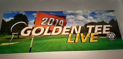 $15 • Buy Golden Tee Live 2014 Video Arcade Game Translite Marquee, Atlanta (#308)