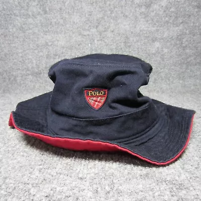 VTG Polo Golf Ralph Lauren Bucket Hat Adult Large Blue 90s Mens • $49.99