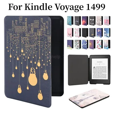 For Amazon Kindle Voyage 1499 6in Tablet Shockproof Smart Leather Case PU Cover • $22.68