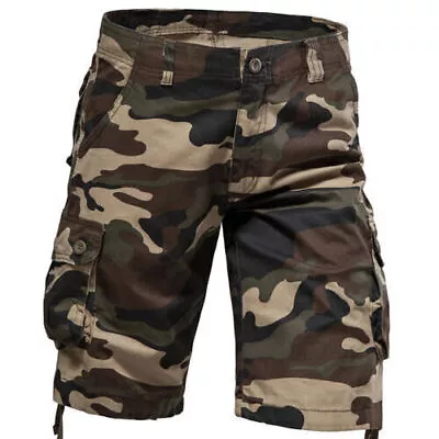 Men's Short Pants Sports Shorts Summer Camouflage Bermuda Shorts Cargo Pants • $19.99