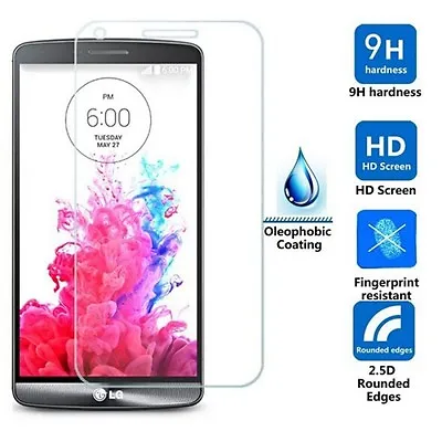 2 Packs Of TEMPERED GLASS SCREEN PROTECTOR ANTI SCRATCH FILM For LG MOBILE • £2.39