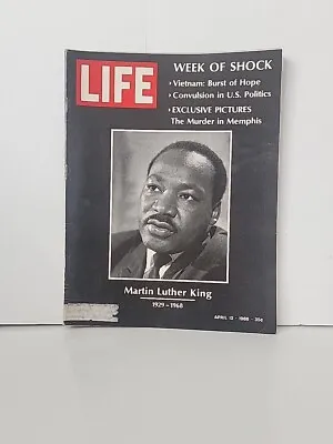 LIFE Magazine VINTAGE Martin Luther King Jr. 1968 Assassination In Memphis TN • $20