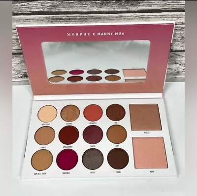 Morphe X Manny Mua Glam Eyeshadow & Highlighter Palette: READ • $14