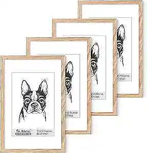 11x17 Picture Frame Set Of 4 Rustic Wooden 11x17 Photo Frame 11 X17  Picture  • £66.06