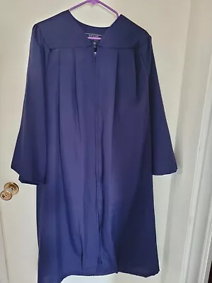 Graduation Gown By Oak Hall GreenWeaver 5'6  To 5'8  Navy Blue Made By Bottles • $9.99