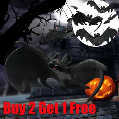 £2.75 • Buy Halloween Party Decoration Hanging Rubber Vampire Bat Toy Prop Fancy Dress Decor