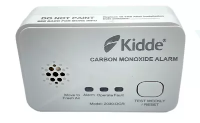 Kidde CO Detector Carbon Monoxide Alarm Kidde 2030-DCR 10 Year Life • £15.59