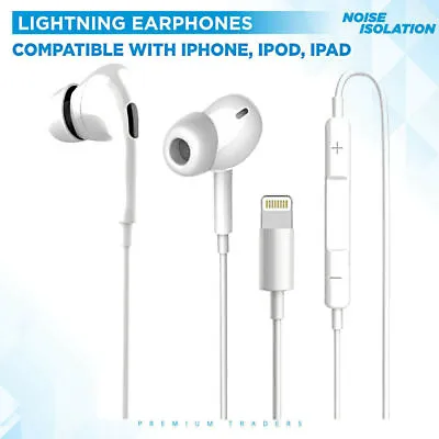 £4.91 • Buy Wired Bluetooth Earphones Handsfree Headset With MIC For IPhone 13 12 11 X 7 SE