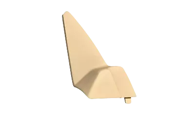 Mercedes Benz Door Mirror Triangle Covers - Creme Beige - W124 - Left • $62.90