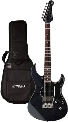 YAMAHA Pacifica612VIIFM Translucent Black TBL Electric Guitar 600 Series W/case • $1028.59