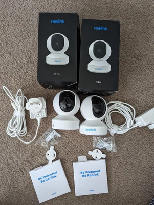 $79 • Buy Reolink E1 Pro 4mp WiFi PTZ Indoor Security Camera Set 