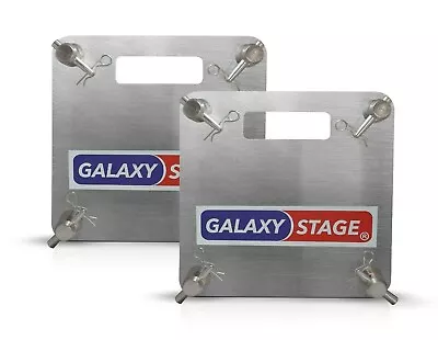 $159.99 • Buy GALAXY STAGE 12  X 12  Aluminum Top Base Plate For F34 GS34 Box Truss [2 PACK]