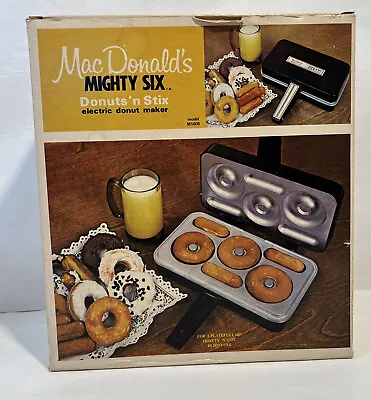 Vintage Mac Donald’s Mighty Six Donuts’ N Stix Maker M1006 Doughnut & Sticks NIB • $39.99