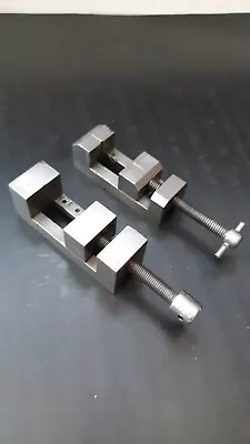£49.99 • Buy 1.5  43mm Toolmakers Grinding 1 1/2  40mm Vice Milling Pair Inspection Vise X 2 