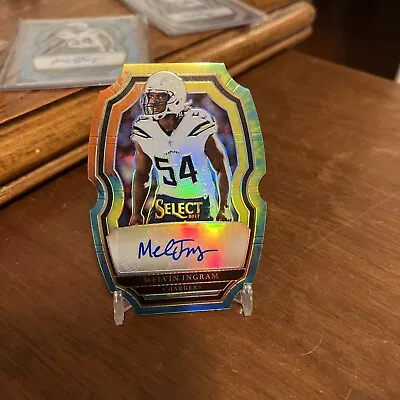 2017 Panini Select Signatures Tie-Dye Prizm 8 Of 25 Melvin Ingram Die Cut Auto • $15