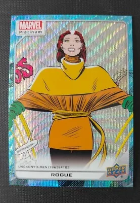 2023 Upper Deck Marvel Platinum  Rogue Blue Surge #118 X-Men SP Refractor • £4.74