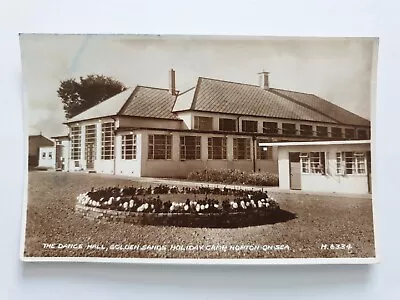 Dance Hall Golden Sands Camp Hopton-on-Sea Real Photo Postcard 1950s • £8