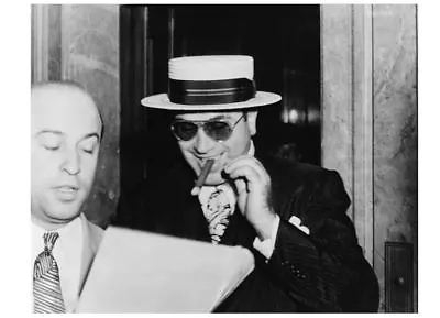 1941 Al Capone Cigar Smile PHOTO Great Depression Chicago Gangster Miami  • $5.78