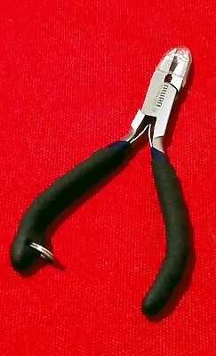 Fishing Pliers Stainless Steel Bent Nose Pliers Braid Cutter Hook 10.5cm • $9.99