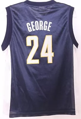 Indiana Pacers 24 Paul George NBA Navy Blue Mesh Basketball Jersey Youth L 14-16 • $25.48