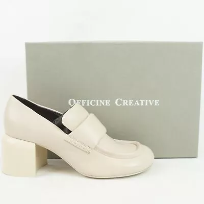 Officine Creative Ethel 001 Nebbia Penny Loafers (0177923) - Women's Size 8 • $119.99