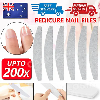 UP200x Double Sided Pedicure Nail Files 100 180 Grit Manicure Nail Care Sanding • $4.95