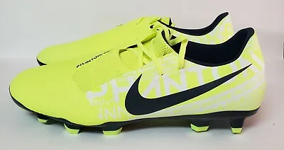 Nike Skin Phantom VNM Venom 12 US Soccer Cleats Yellow Black & White • $32