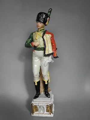 £124 • Buy Louis Sayn Capodimonte Napoleonic Soldier Porcelain/china Figurine