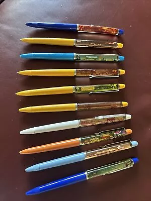 Vintage 10 Souvenir Floating Floaty Pens • $15