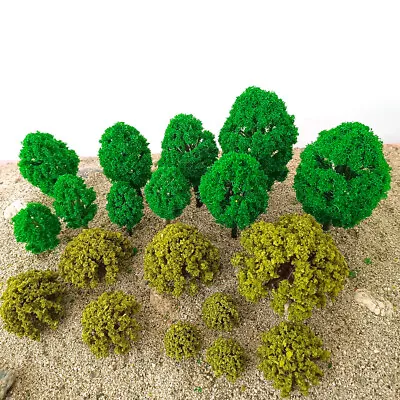 40 Multi Scale Model Trees Sand Table Train Road Railway Scenery HO N Z Layout • $13.31