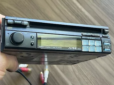 Vintage Alpine Old School Car Audio Stereo In Dash Cd Unit! 7914 Rare! Eq Lambo! • $202.50