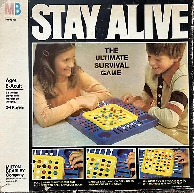 Stay Alive 1978 Milton Bradley Marble Game Strategy Preschool Made In USA EUC • $22.99