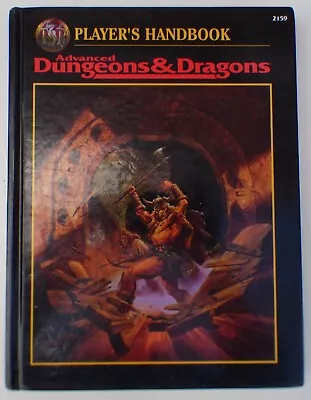 AD&D 2nd Ed. Player's Handbook - Hard Back Core Rules. 1995. TSR 2159. EX • $50.52