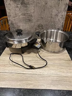 Lifetime Stainless Steel Electric Skillet  & Lifetime 6 Qt Stockpot With Lid • $199.99