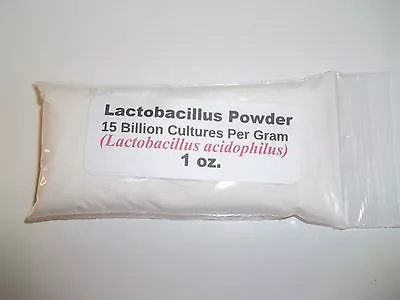 1 Oz. Lactobacillus Acidophilus Probiotic Powder 15 Billion Cultures Per Gram • $6.95