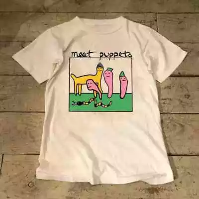 Meat Puppets 1984 Single Stitch T-Shirt Short Sleeve Cotton White S To 5XL • $22.99