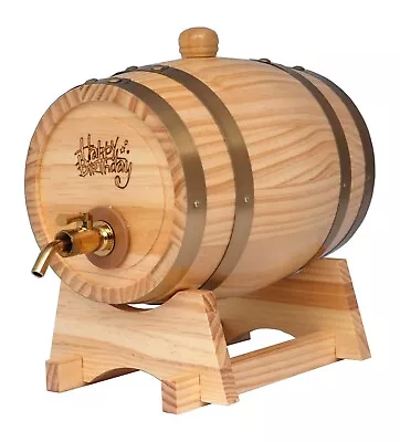 **Brand New Barrel Engraved Happy Birthday Great Birthday Gift Store Any Liquid* • $69.99